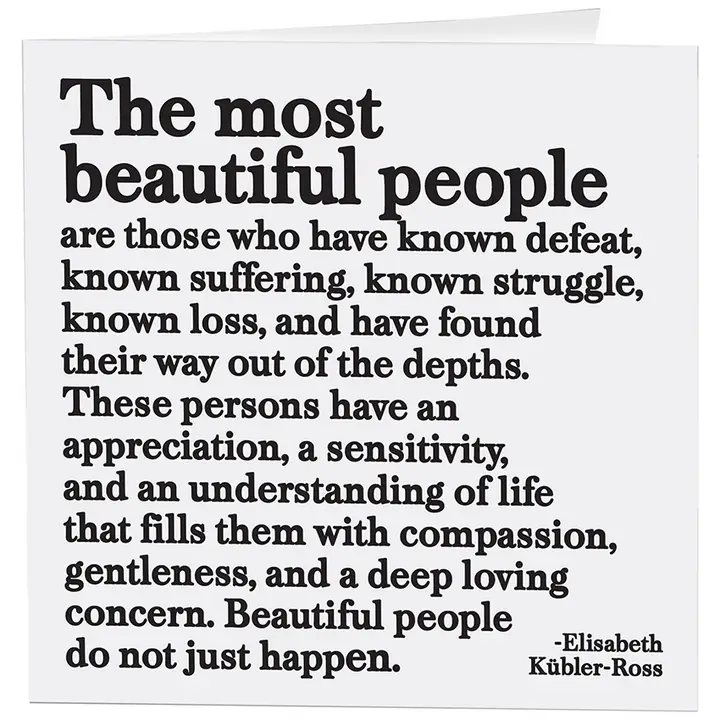 The Most Beautiful People Card