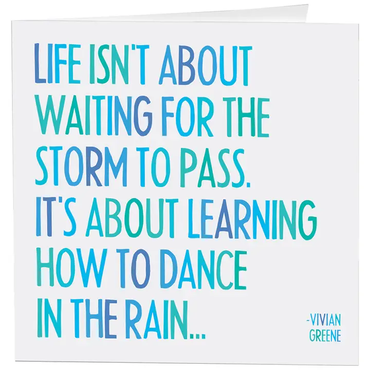 *Life Isn't About Card