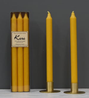 CURRY MUSTARD PACK OF 6 12" TAPERS