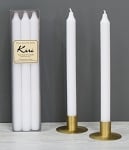 WHITE PACK OF 6 12" TAPERS