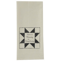 Beauty in Simplicity Quilt Dish Towel