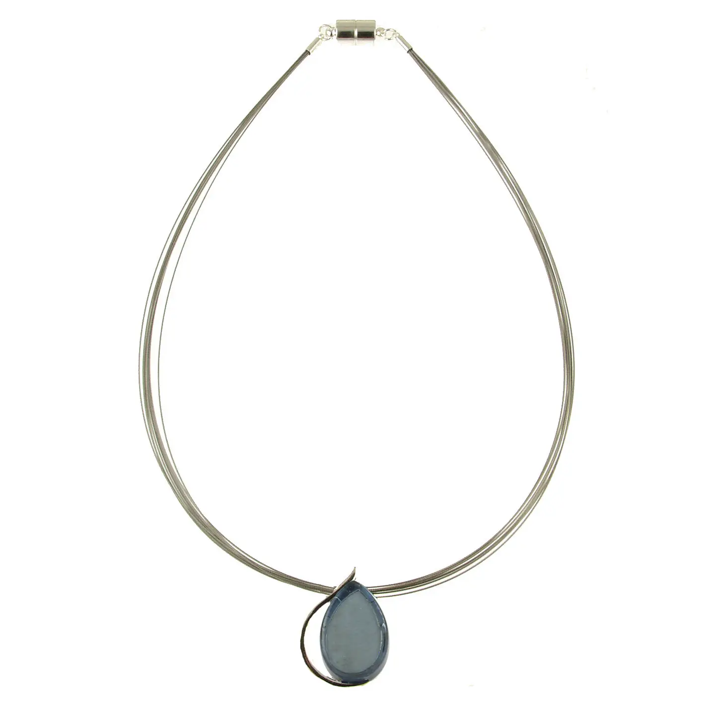 LIGHT BLUE MAGNETIC NECKLACE