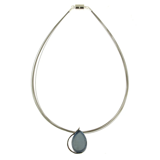 LIGHT BLUE MAGNETIC NECKLACE