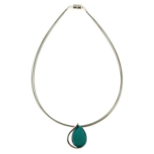 TEARDROP TURQUOISE MAGNETIC NECKLACE