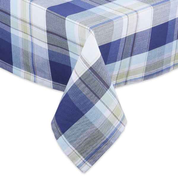 Lakeside Plaid Tablecloth 60X84