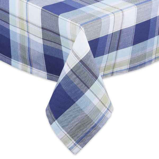 Lakeside Plaid Tablecloth 60X84