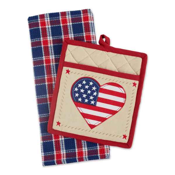 Americana Potholder Gift Set