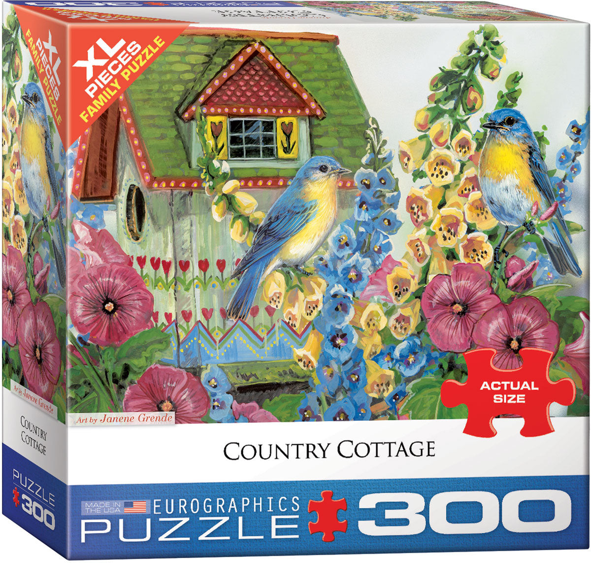 Country COTTAGE PUZZLE 300PC