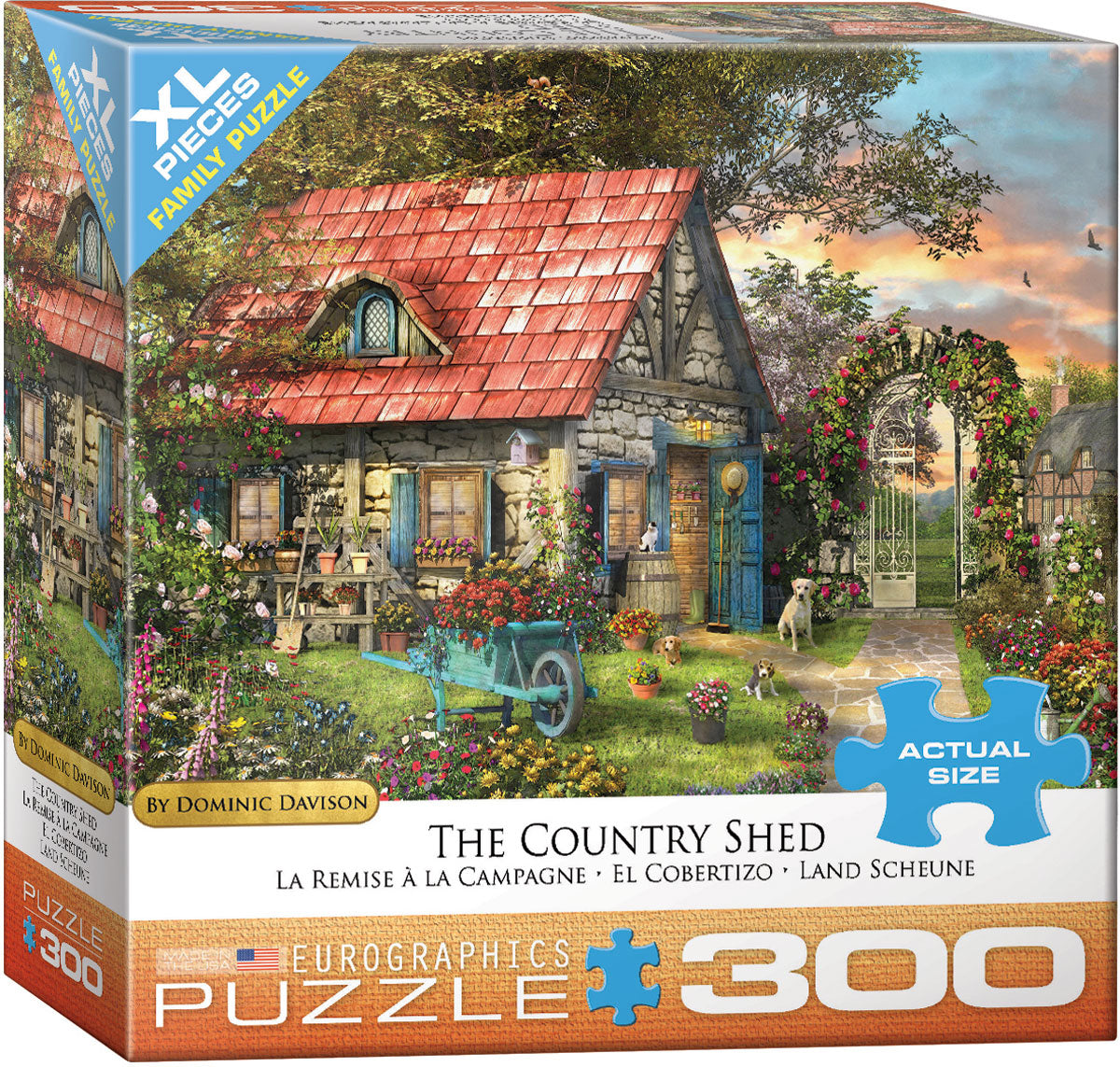 THE COUNTRY SHED PUZZLE 300PC