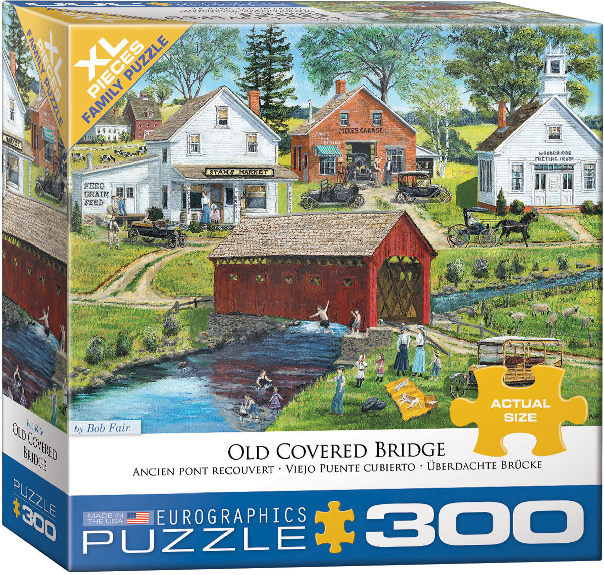 OLD COVERED BRIDGE 300PC PUZZLE