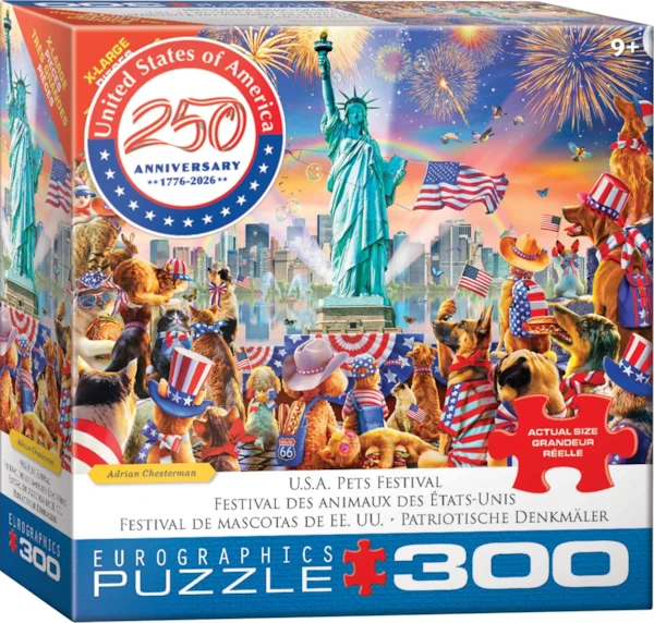 USA Pets Festival PUZZLE 300PC