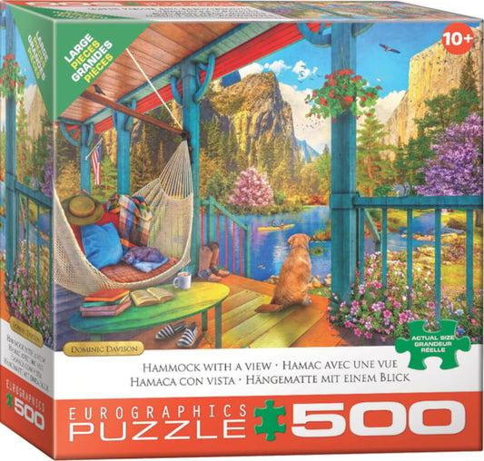 HAMMOCK WITH A VIEW 500PC Puzzle