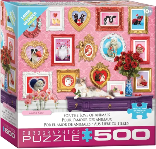 FOR THE LOVE OF ANIMALS 500PC Puzzle