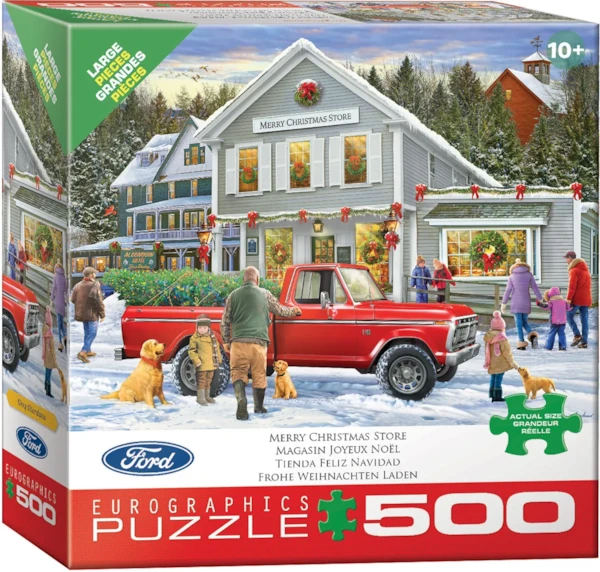 MERRY CHRISTMAS STORE 500PC Puzzle