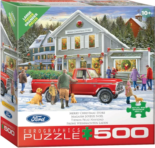 MERRY CHRISTMAS STORE 500PC Puzzle