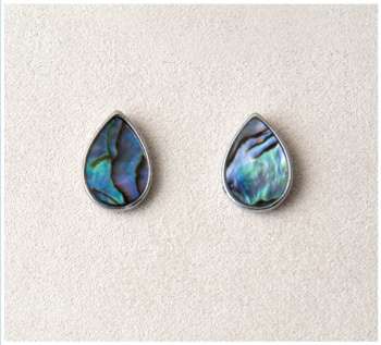 Framed Pear Earrings