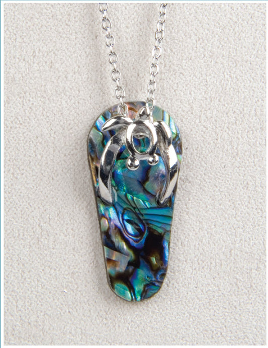 Turtle Flip Flop Necklace