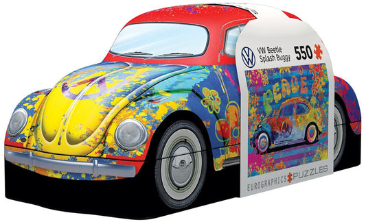 VW Beetle Splash Tin 550PC PUZZLE