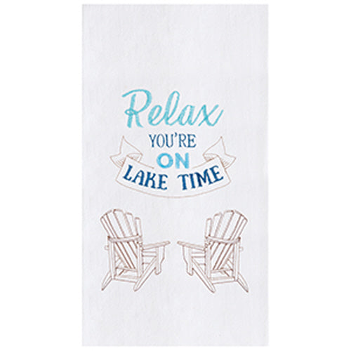Lake Time FLOUR SACK TOWEL