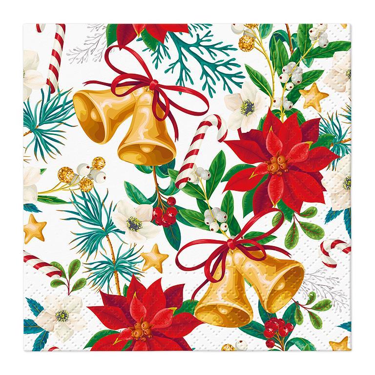 Botanical Noel Beverage Napkins
