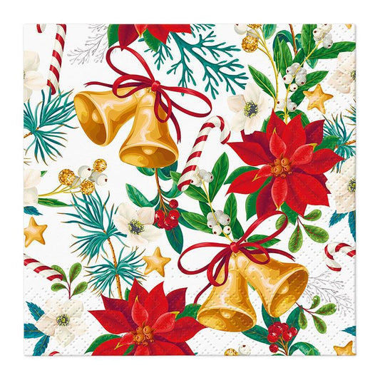 Botanical Noel Beverage Napkins