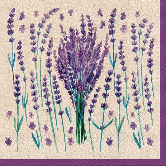LAVENDER CHARM LUNCHEON NAPKINS