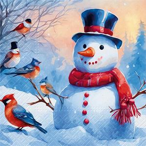 SNOWMAN LUNCHEON NAPKINS