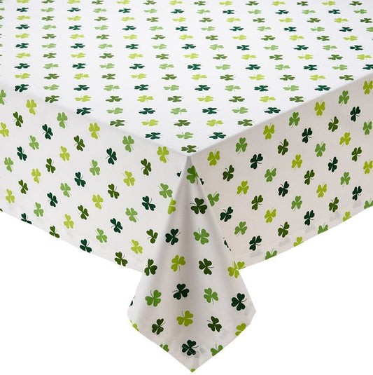 Shamrock Printed 60X84 Tablecloth