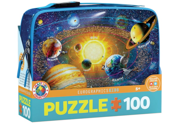 SOLAR SYSTEM LUNCH BAG 100PC PUZZLE
