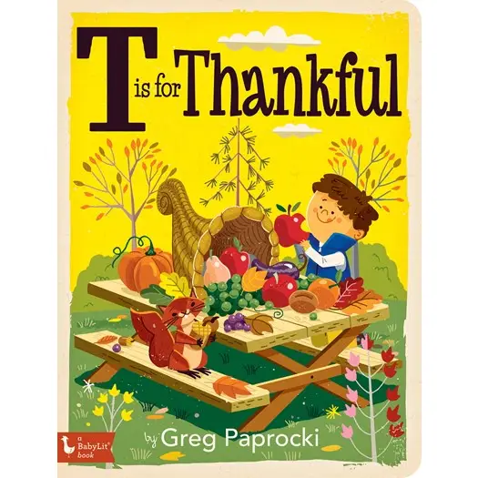 T IS FOR THANKFUL BOARD BOOK