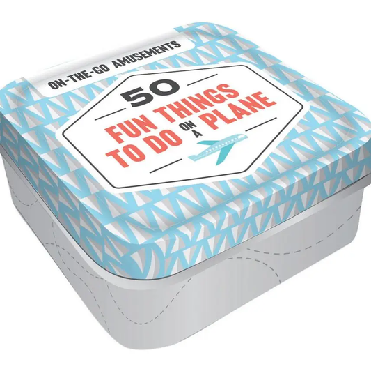 50 Fun Things To Do On A Plane Tin