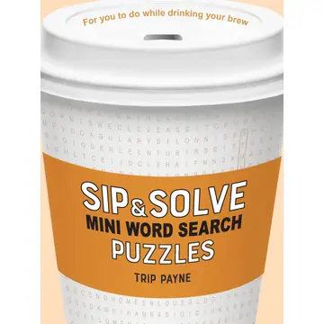 Sip & Solve Mini Word Search Puzzles
