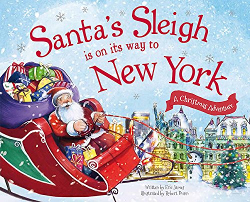 Santa's Sleigh On It's Way To New York