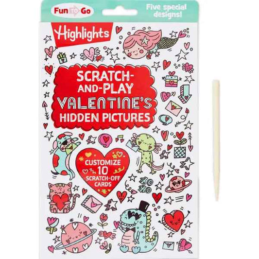 Valentine's Hidden Pictures Scratch Off