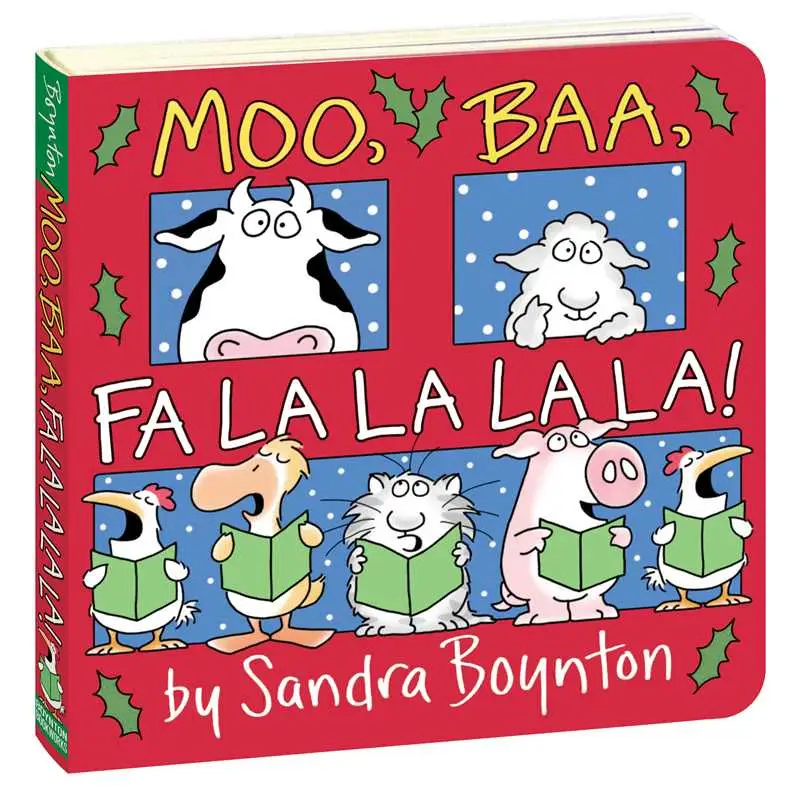 CHRISTMAS Moo Baa La La La Board Book
