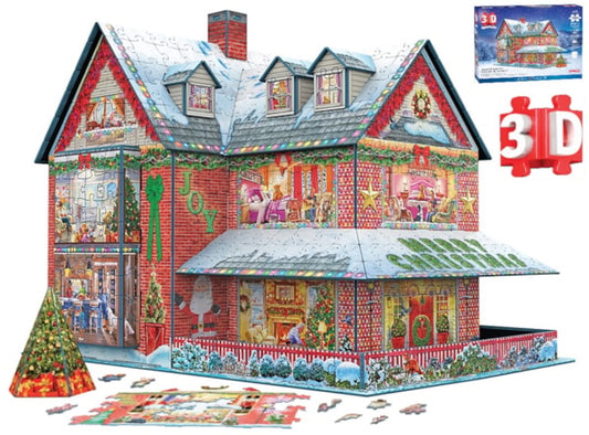 CHRISTMAS HOUSE 3D PUZZLE