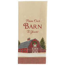 Barn Greetings Dishtowel