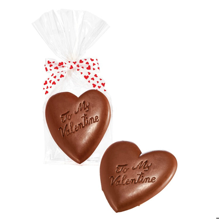 1Oz Milk Choc Heart In Foil