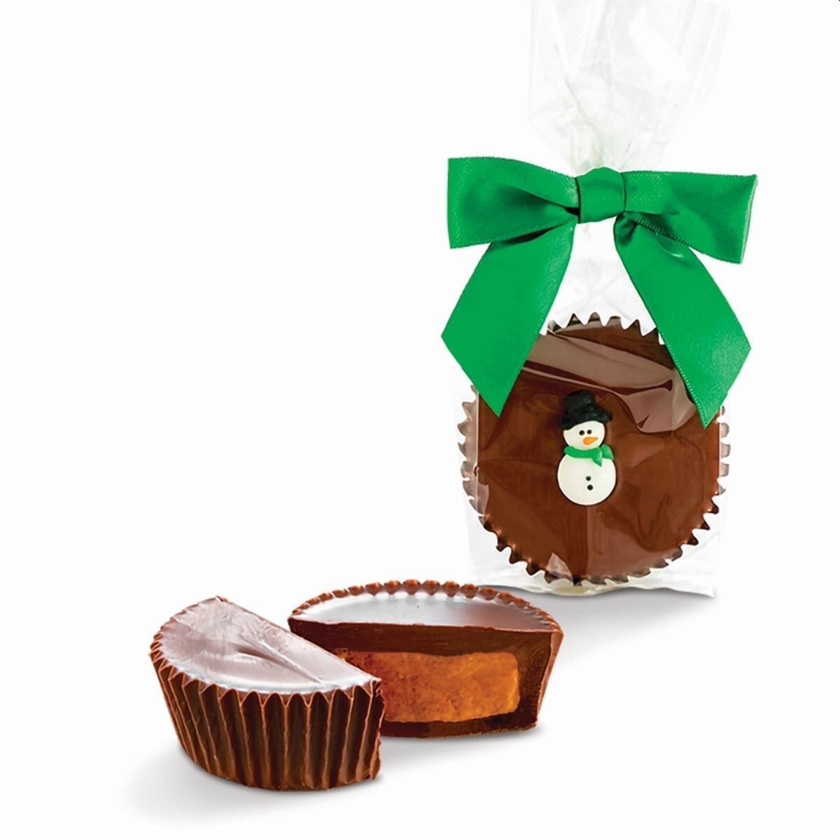 Jumbo Peanut Butter Cup w/Snowman