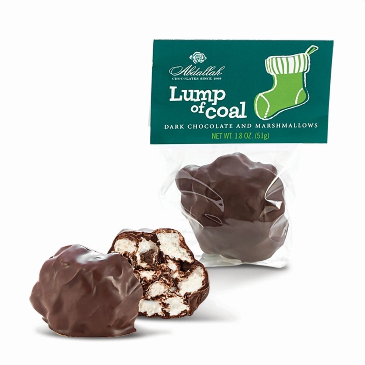 Lump of Coal Dark Chocolate and Marshmallow