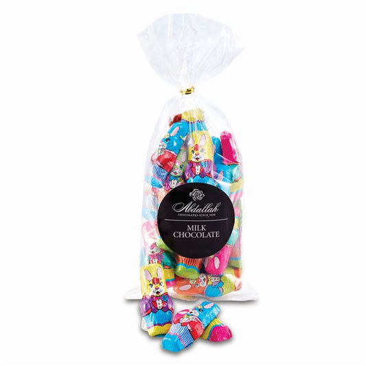 8OZ Bag Mini Chocolate Rabbits Foiled