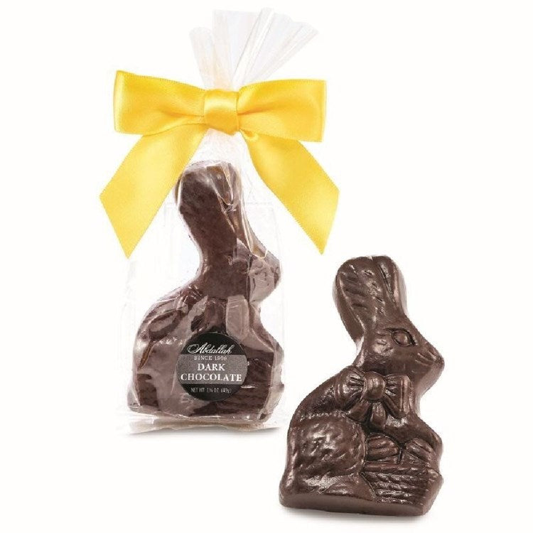 1.75oz Dark Chocolate Bunny in Basket