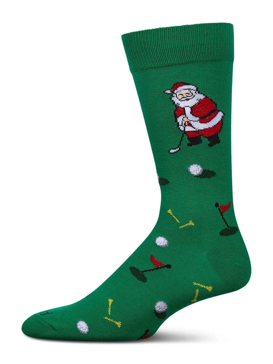 Mens GOLFER SANTA Socks