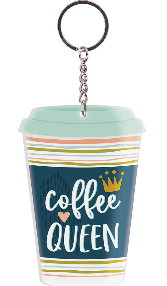 Coffee Queen Keychain