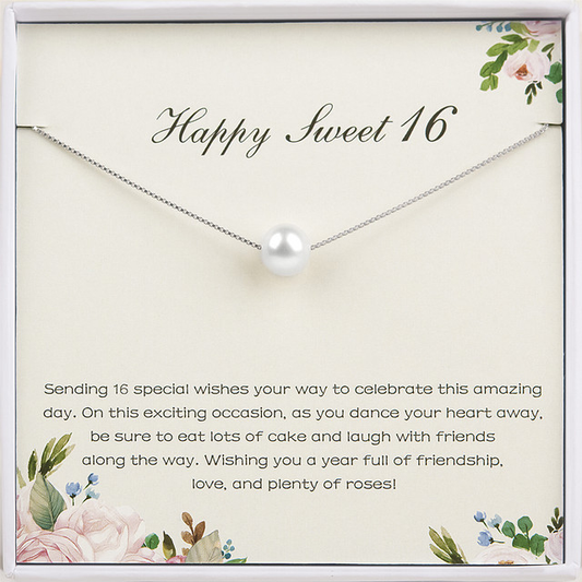Sweet 16 Pearl Necklace SS
