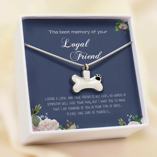 Pet Memorial Ashes Necklace