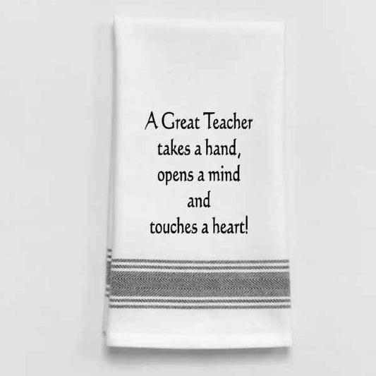 A GREAT TEACHER TOWEL