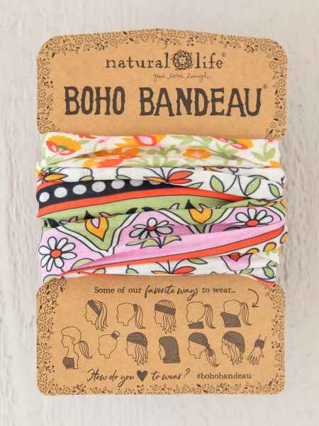 Lilca Orange Boho Bandeau
