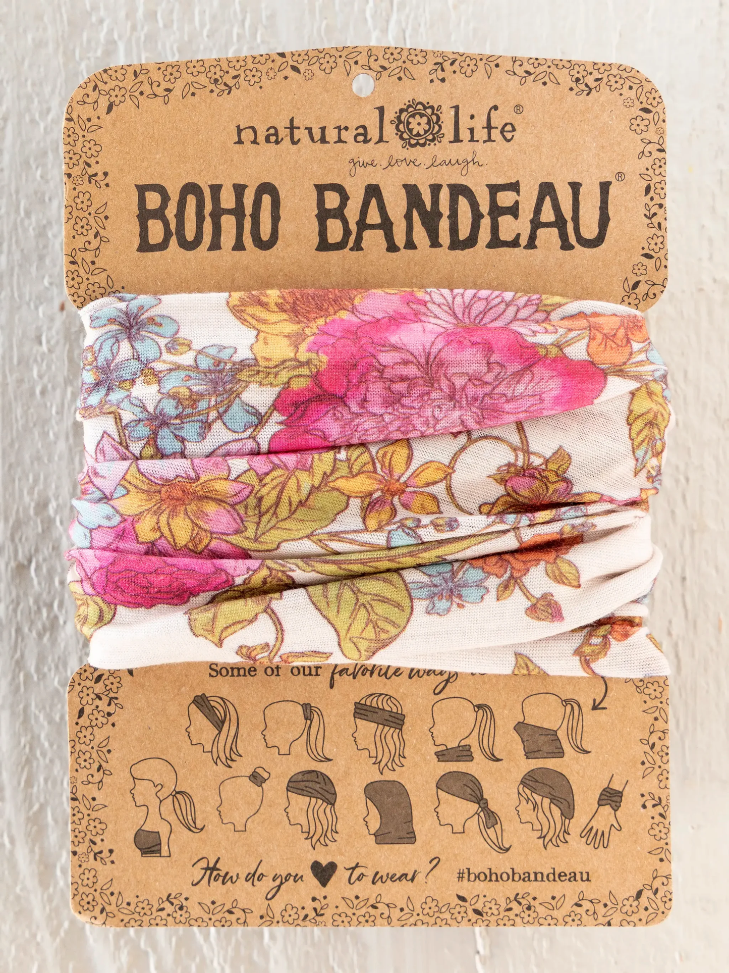 Ivory English Garden Boho Bandeau