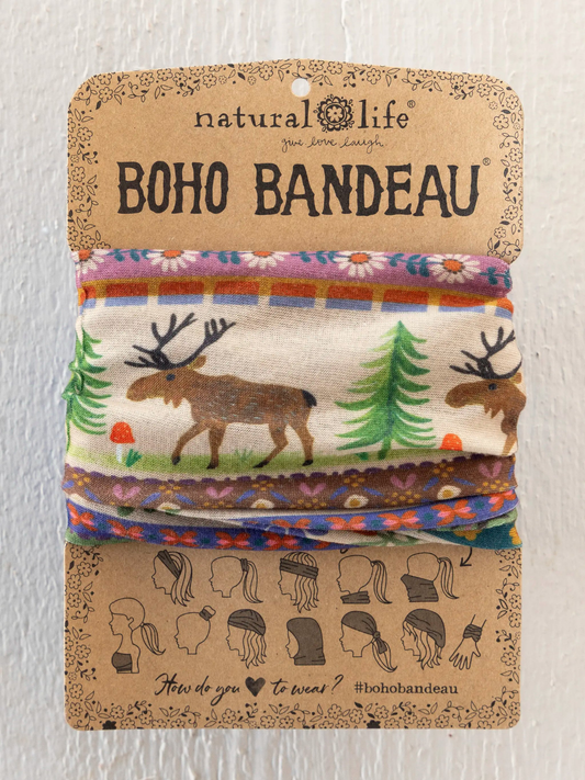 Moose Border Boho Bandeau